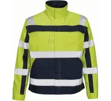Produktfoto 1 von 07109-470-171, Gr.L Jacke, hi-vis gelb/marine