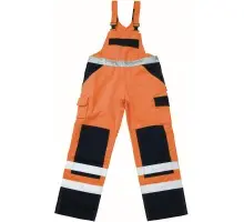 Produktfoto 1 von 07169-860-141, Gr.76C50 Latzhose mit Knietaschen