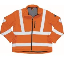 Produktfoto 1 von 08005-159-14, Gr.3XL Soft Shell Jacke, hi-vis orange