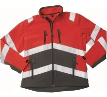 Produktfoto 1 von 09001-183-A49, Gr.M Softshelljacke, rot/dunkelanthrazit