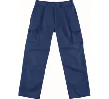 00773-430-01, Gr.90C70 Hose mit Schenkeltaschen, marine