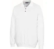 Produktfoto 1 von 00785-280-06, Gr.M Polo-Sweatshirt, weiß