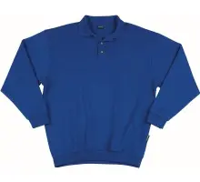 Produktfoto 1 von 00785-280-11, Gr.M Polo-Sweatshirt, kornblau