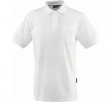 Produktfoto 1 von 00783-260-06, Gr.S Polo-Shirt mit Brusttasche, weiß