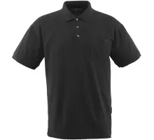 Produktfoto 1 von 00783-260-09, Gr.S Polo-Shirt mit Brusttasche, schwarz