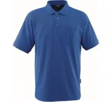 00783-260-11, Gr.3XL Polo-Shirt mit Brusttasche, kornblau
