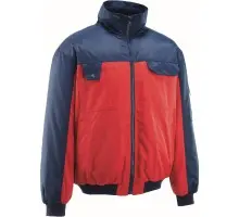 Produktfoto 1 von 00922-620-21, Gr.5XL Pilotjacke, rot/marine