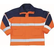 Produktfoto 1 von 00930-880-141, Gr.M Parka, hi-vis orange/marine