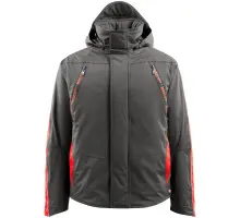 Produktfoto 1 von 15035-222-18222, Gr.L Winterjacke, dunkelanthrazit/hi-vis rot