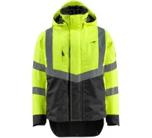 Produktfoto 1 von 15501-231-1709, Gr.S Hard Shell Jacke, hi-vis gelb/schwarz