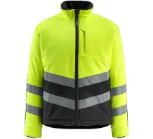 Produktfoto 1 von 15503-259-1709, Gr.S Fleecejacke, hi-vis gelb/schwarz