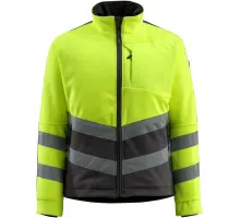 Produktfoto 1 von 15503-259-1718, Gr.M Fleecejacke, hi-vis gelb/dunkelanthrazit