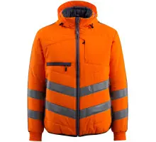 Produktfoto 1 von 15515-249-14010, Gr.2XL Jacke, hi-vis orange/schwarzblau