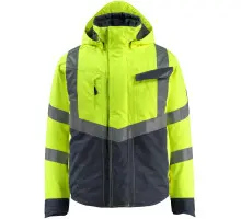 Produktfoto 1 von 15535-231-17010, Gr.S Winterjacke, hi-vis gelb/schwarzblau