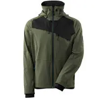 Produktfoto 1 von 17001-411-3309, Gr.M Hard Shell Jacke, moosgrün/schwarz