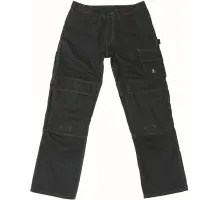 Produktfoto 1 von 11279-010-09, Gr.76C48 Hose mit Knietaschen, schwarz