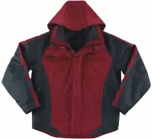 Produktfoto 1 von 12035-211-0209, Gr.L Winterjacke, rot/schwarz