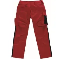 Produktfoto 1 von 12579-442-0209, Gr.82C66 Hose mit Schenkeltaschen, rot/schwarz