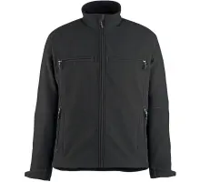 Produktfoto 1 von 12102-149-09, Gr.L Soft Shell Jacke, schwarz