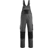 Produktfoto 1 von 12169-442-1809, Gr.90C52 Latzhose mit Knietaschen