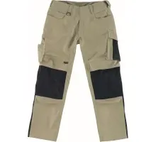 12679-442-5509, Gr.90C48 Hose mit Knietaschen, hellkhaki/schwarz