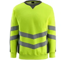 Produktfoto 1 von 50126-932-1718, Gr.L Sweatshirt, hi-vis gelb/dunkelanthrazit