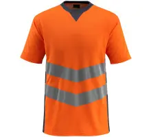 Produktfoto 1 von 50127-933-14010, Gr.L T-Shirt, hi-vis orange/schwarzblau