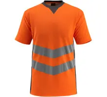 Produktfoto 1 von 50127-933-1418, Gr.M T-Shirt, hi-vis orange/dunkelanthrazit