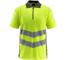 Produktfoto 1 von 50130-933-1718, Gr.S Polo-Shirt, hi-vis gelb/dunkelanthrazit