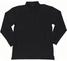 Produktfoto 1 von 50206-857-A88, Gr.S Polo-Shirt, Langarm, graphitblau