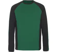 Produktfoto 1 von 50568-959-0309, Gr.L T-Shirt, Langarm, grün/schwarz