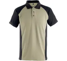 50569-961-5509, Gr.L Polo-Shirt, hellkhaki/schwarz