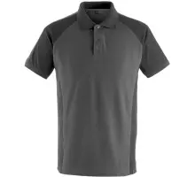 Produktfoto 1 von 50569-961-1809, Gr.S Polo-Shirt, dunkelanthrazit/schwarz