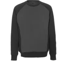 50570-962-1809, Gr.L Sweatshirt, dunkelanthrazit/schwarz