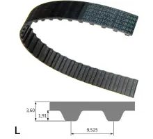 Produktfoto 1 von 322 L 050 Neopren-Zahnriemen