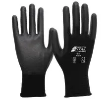 Produktfoto 1 von 6215, Gr.9 Handschuhe, Nylon, schwarz
