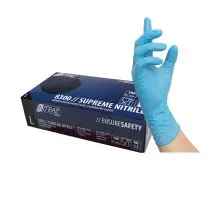 Produktfoto 1 von 8300, Gr.L, Box a 100 Stück Nitril-Einmalhandschuhe, blau