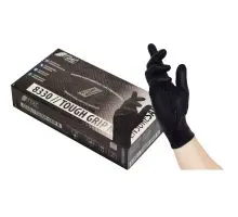Produktfoto 1 von 8330, Gr.L, Box a 50 Stück Nitril-Einmalhandschuhe, schwarz