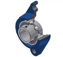 Produktfoto 1 von UCFLE.204 Flanschlagereinheit, oval