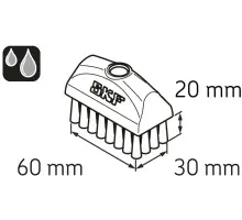 Produktfoto 1 von LAPB 3X7E1 Schmierstoffbürste, 3 x 6 cm