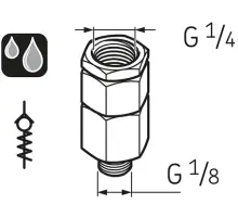 Produktfoto 1 von LAPV 1/8 Ventilnippel, G 1/8