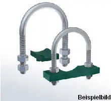 RB-A-82-W1-compl-A Rundstahlbügel, D1 = 76,1 mm