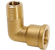 Produktfoto 1 von 104827 Winkelstück, Messing, 90°C G1/4axG1/4i