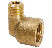 Produktfoto 1 von 104830 Winkelstück, Messing, 90°C M10x1axG1/4i