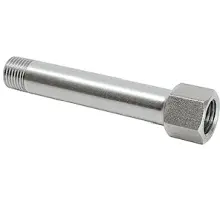 Produktfoto 1 von 104888 Verlängerung,75mm R1/4a x G1/4i, Edelst.