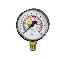 Produktfoto 1 von 39.703 Manometer, Dmr.63 ungeei. Anschl. unten