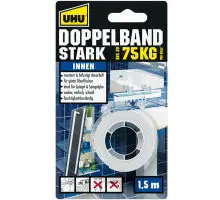 Produktfoto 1 von 46855, 1,5 m Rolle UHU Stark, Doppelklebeband
