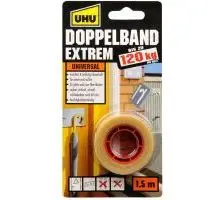 Produktfoto 1 von 46820, 1,5 m Rolle UHU Extrem, Doppelklebeband
