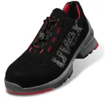 8546.9, Gr.38 W12 Halbschuhe, S1 PUR SRC ESD, schwarz/rot
