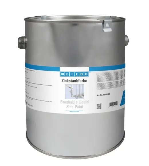 Produktfoto 1 von WEICON Zinkstaubfarbe | Korrosionsschutz aus Metallpigmentbeschichtung | 2,5 L